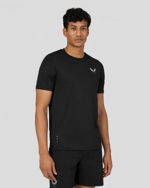 Castore Active Short Sleeve Performance T-Shirt Pretas | ZXAD46380