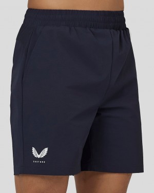 Castore Active Woven Shorts Azul Marinho | GHCJ56049