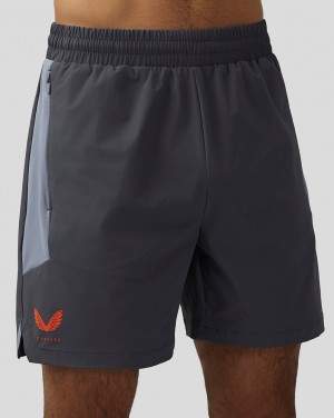 Castore Apex 6” Woven Shorts Azuis | DISP10462