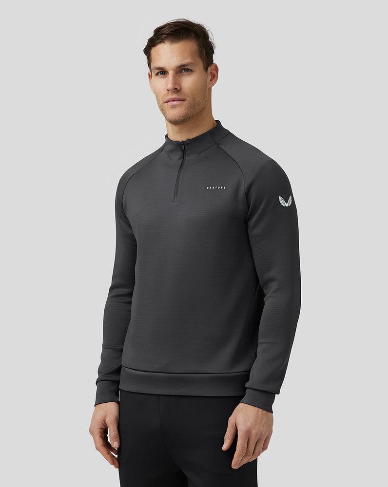 Castore Aeroscuba 1/4 Zip Gunmetal | QKZR75602