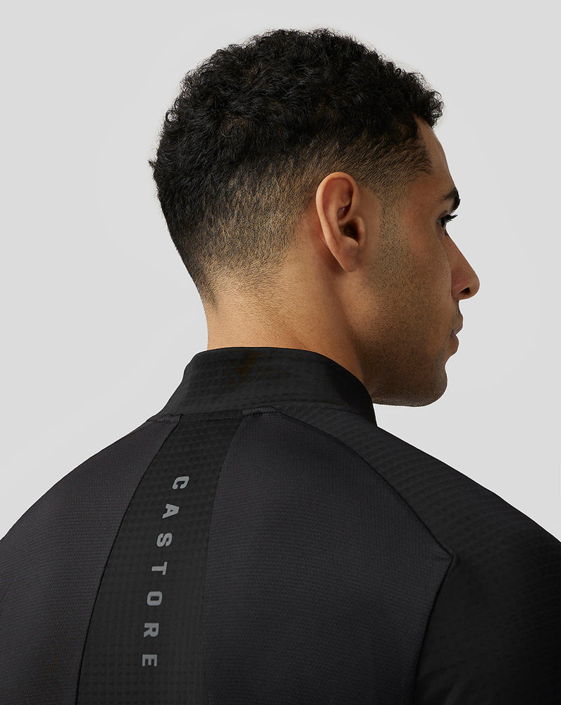 Castore Apex Aeromesh Quarter Zip Pretas | IQPH37806