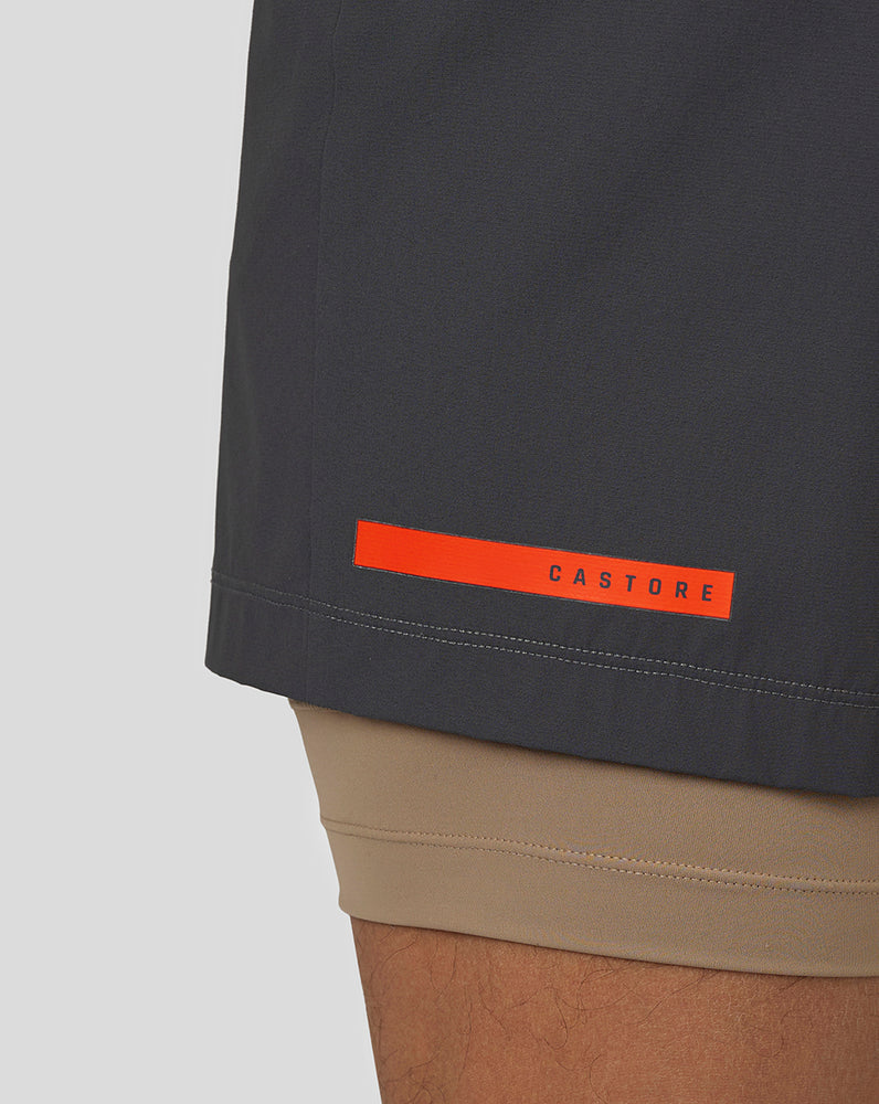 Castore Flow 2-in-1 Shorts Gunmetal | YUXJ56124