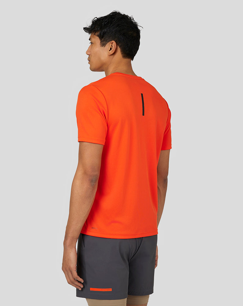 Castore Flow Short Sleeve Graphic T-Shirt Laranja Escuro | ZFBK96205