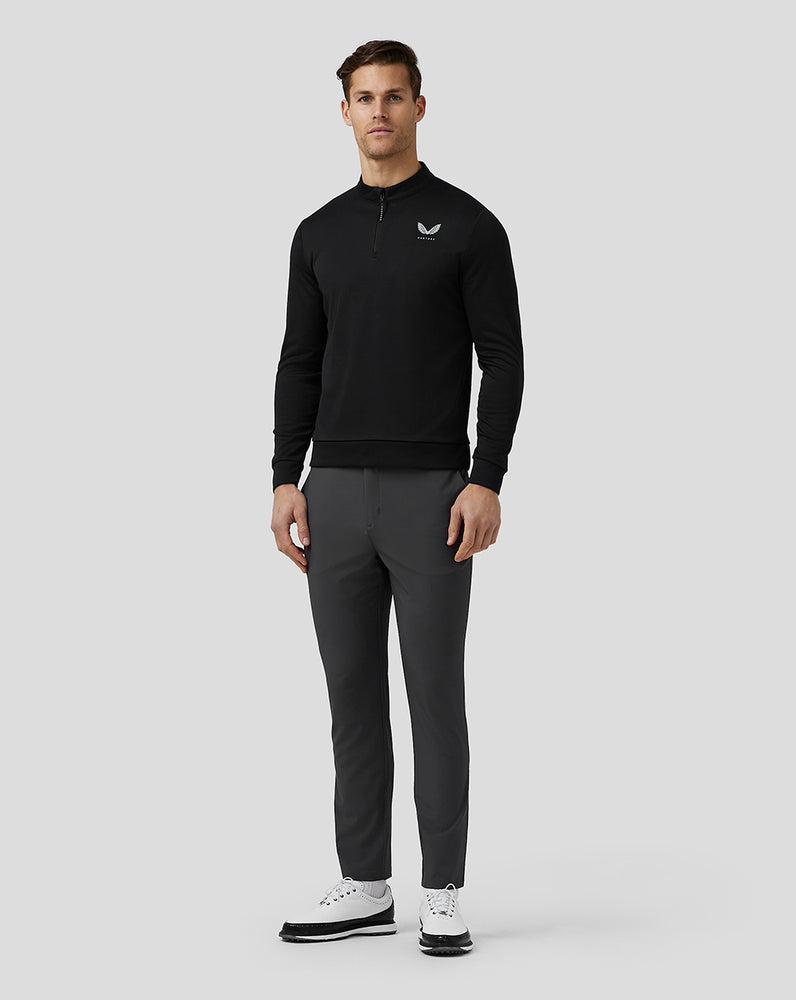 Castore Golf Club Classic Quarter Zip Top Pretas | CXOL10825